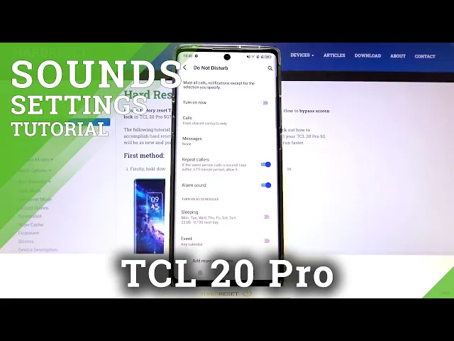 Video thumbnail for How to Find Sound Settings on TCL 20 Pro 5G – Manage Sound Options