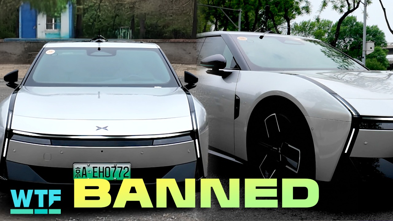 Video thumbnail for Inside a Chinese self-driving electric vehicle banned in the USA