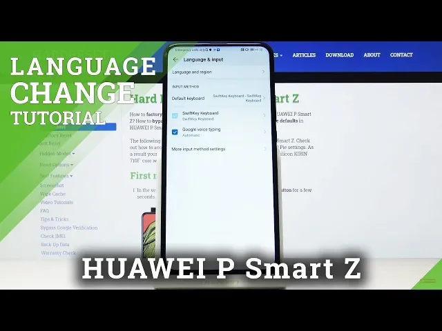 Video thumbnail for How to Change Language in HUAWEI P Smart Z – Language Settings