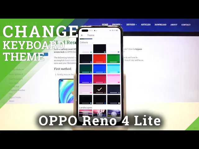 Video thumbnail for Change Keyboard Theme on OPPO Reno 4 Lite – Choose Keyboard Theme from the List