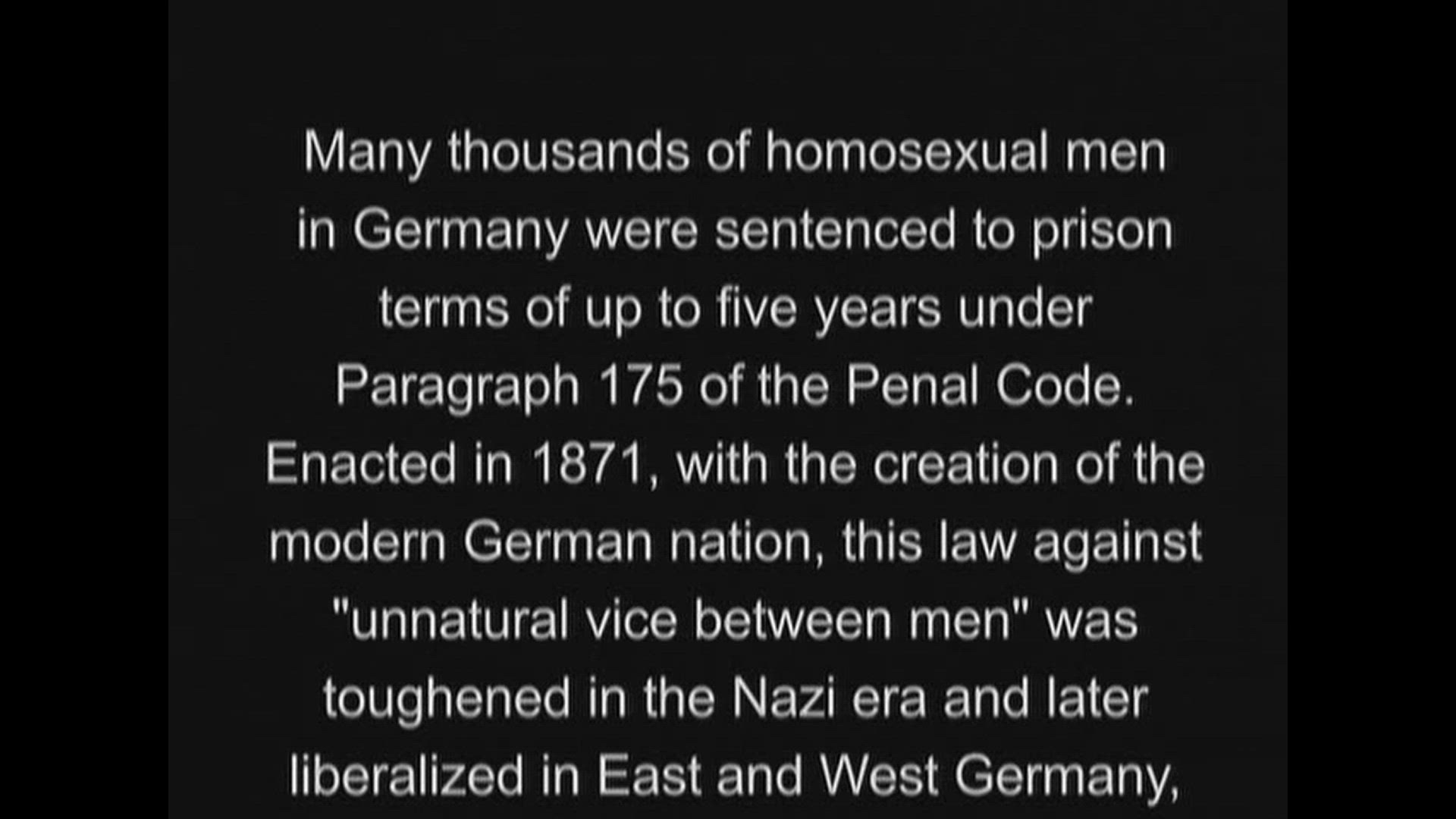 Video thumbnail for Anders als die Andern AKA Different from the Others