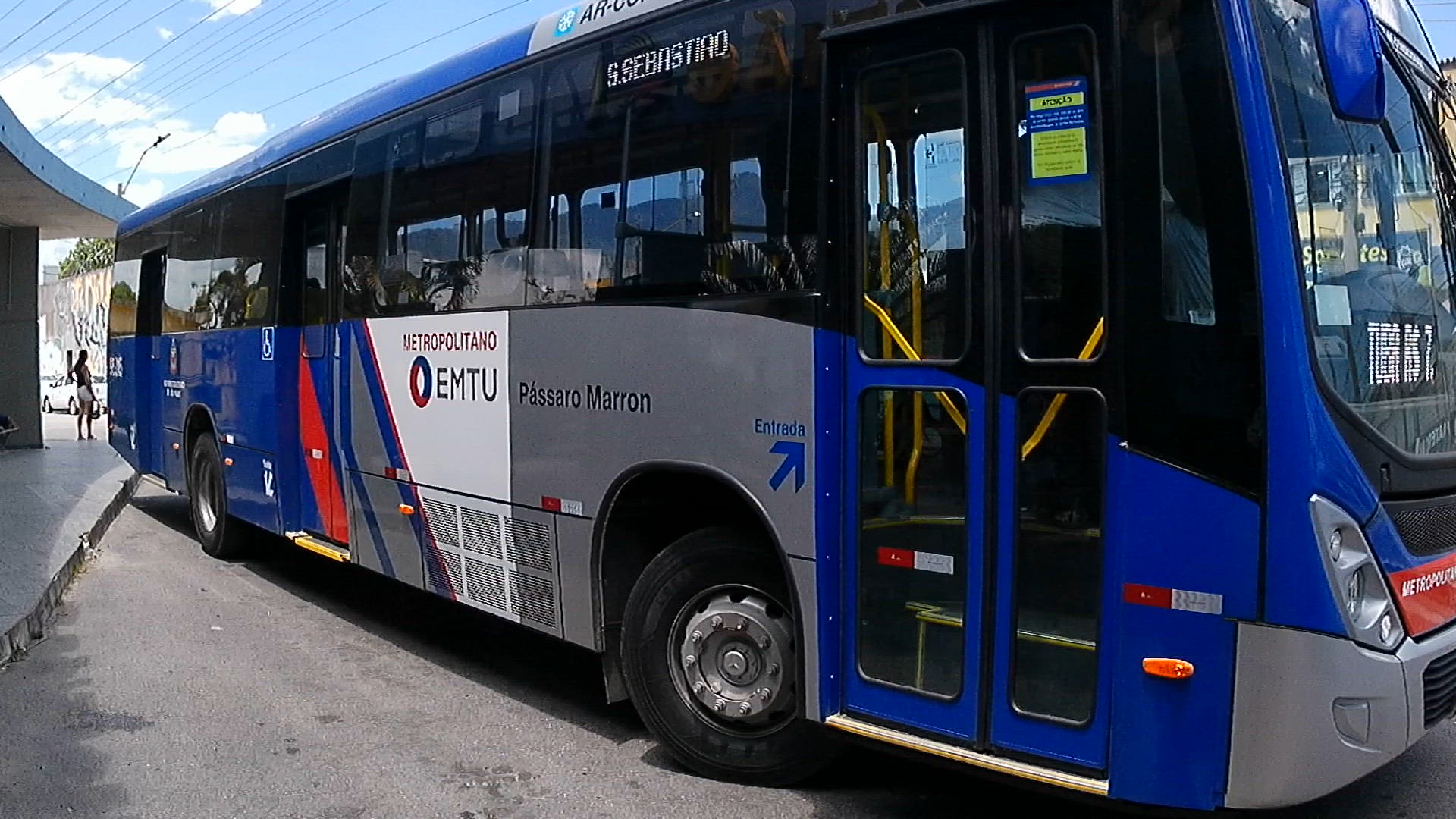 Video thumbnail for Video teste EKEN H9R "FALSA"   no terminal rodoviário de São Sebastião-SP