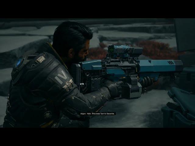 Video thumbnail for Saros - Biome 1 Shattered Rise: Monster? | Collect Halcyon and Reach Soltari Assault Rifle | PS5 Pro