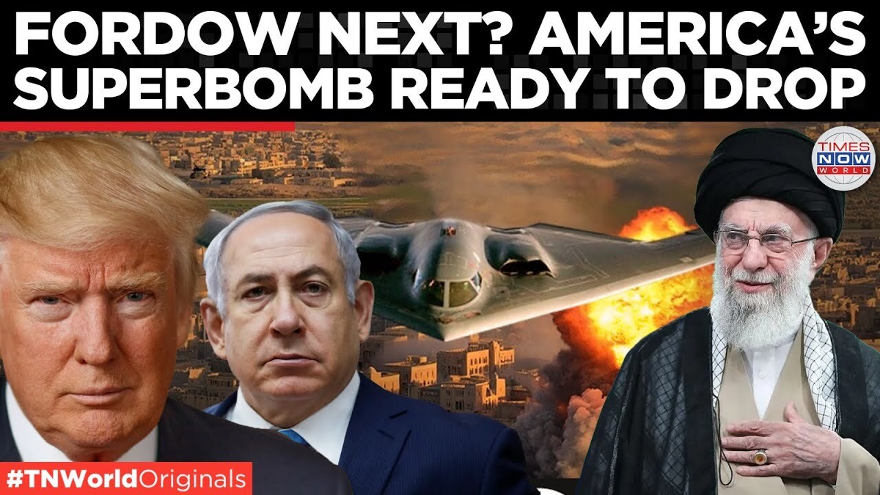 Video thumbnail for Trump Eyes Iran Strike Asks Pentagon Will Bunker Busters Work? | Times Now World