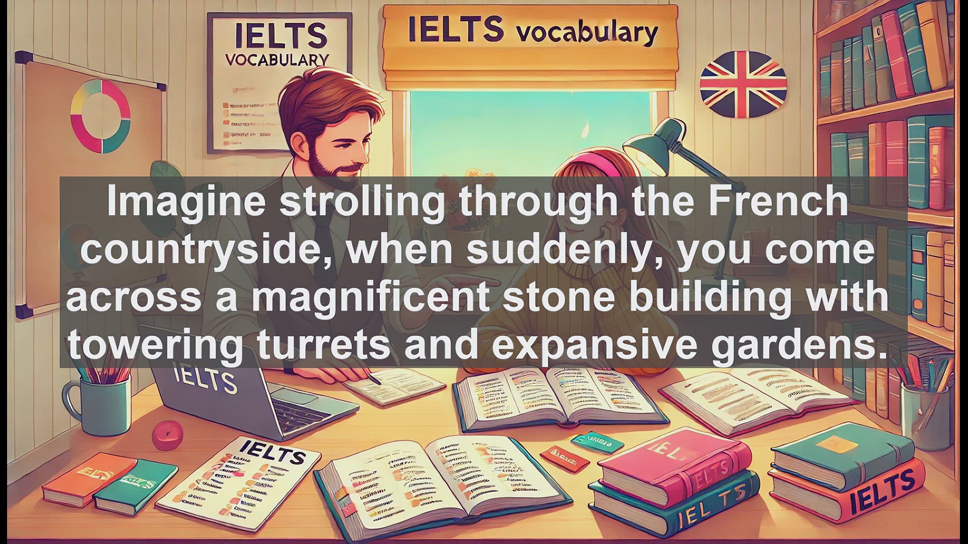 'Video thumbnail for 5000 Must Know IELTS 8.0 Vocabulary - Chateau: Mastering a French Gem in English Vocabulary'