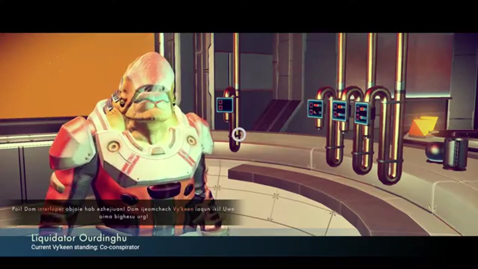 Video thumbnail for No Man's Sky - Space Station: Liquidator Ourdinghu Multitool Acquired ''Ancients'' Word Learned PS4