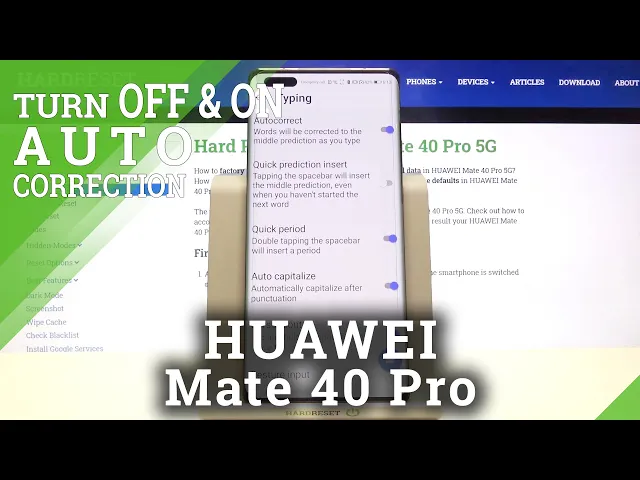 Video thumbnail for How to Enter Text Correction Options in HUAWEI Mate 40 Pro - Find Text Correction Options