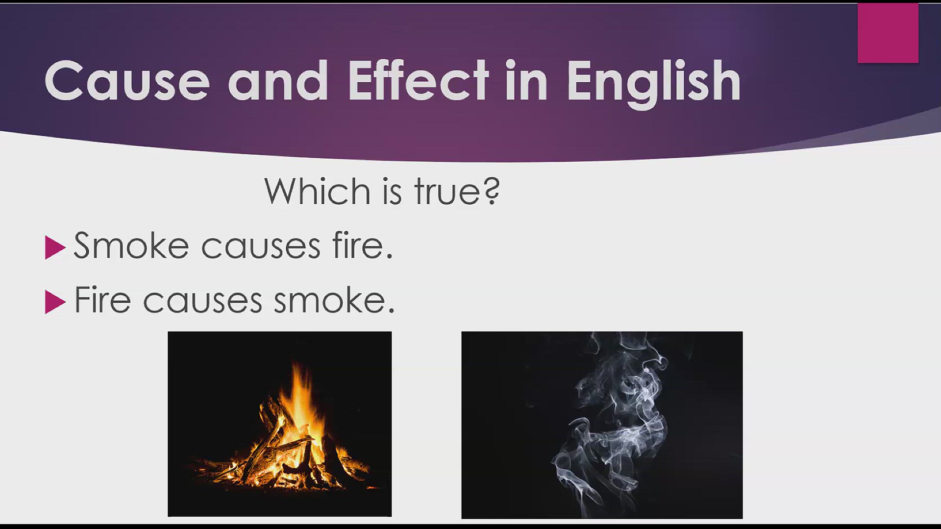 'Video thumbnail for Cause and Effect'