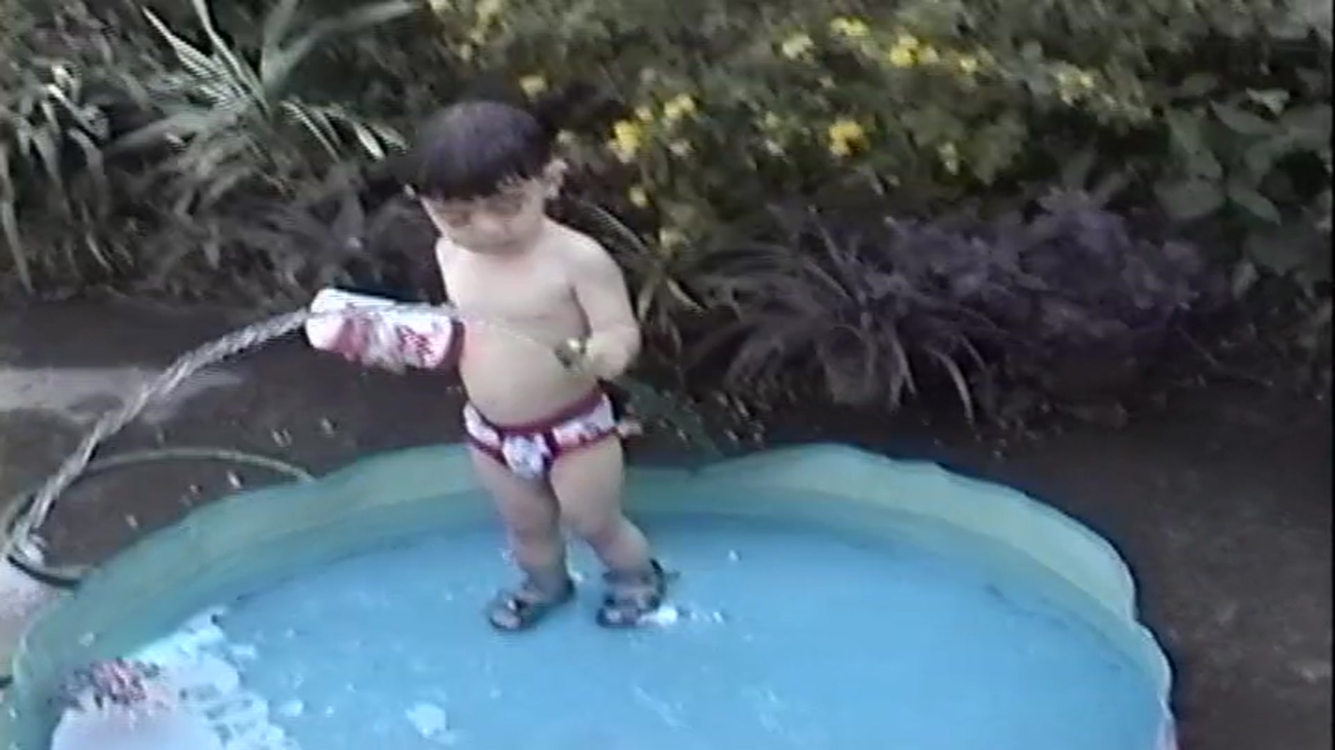 Video thumbnail for New Years Day and Twisting by the Pool in Talavera Philippines in year 2001