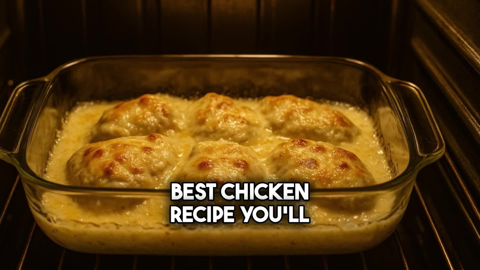 Video thumbnail for Tender Chicken Delight – Easy Cheesy Baked Chicken Recipe for Busy Nights