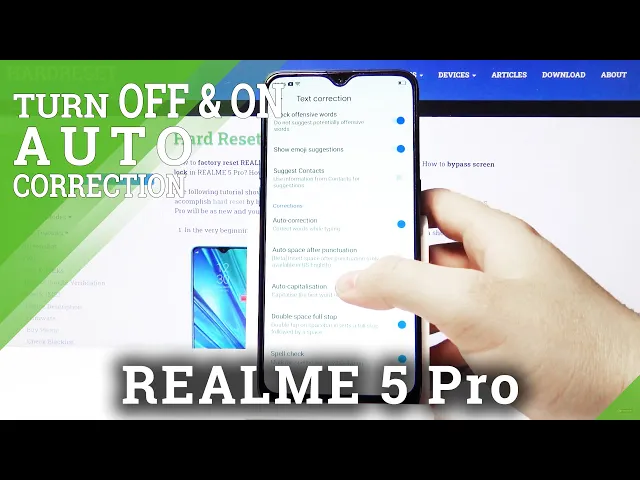 Video thumbnail for How to Activate Auto Correction in Realme 5 Pro - Predictive Text Feature