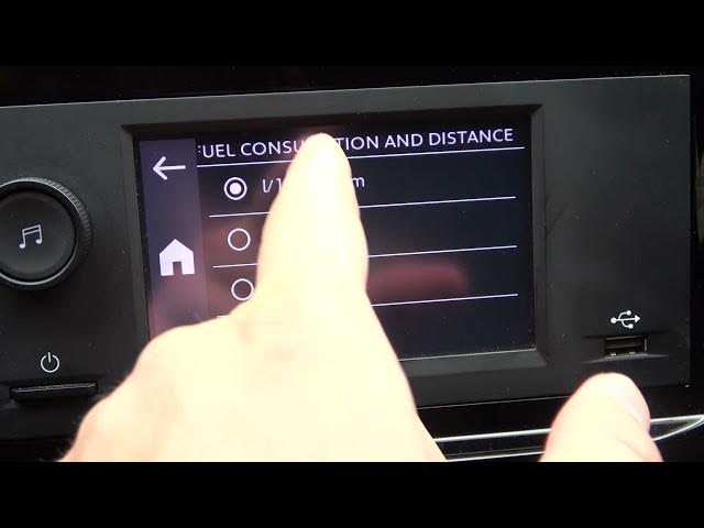 Video thumbnail for How to Change the Way How Fuel Cunsumption is Shown in The Citroen C3 - Switch to Miles per alon