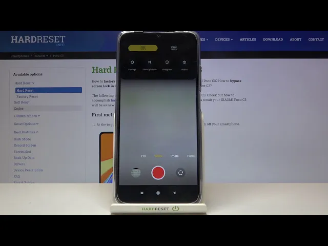 Video thumbnail for How to Open Video Options in POCO C3 - Change Video Resolution