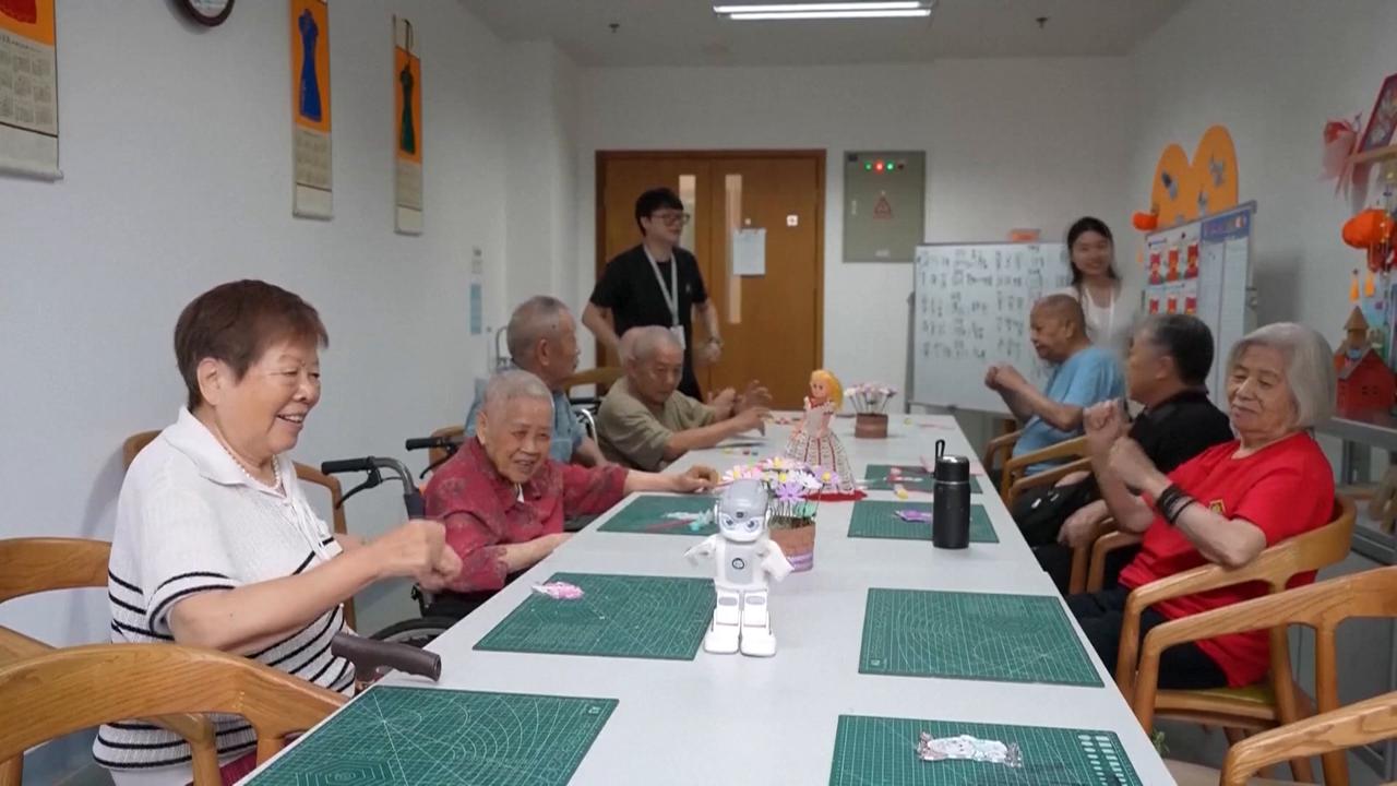 Video thumbnail for China: China's elderly care robot market growing rapidly.