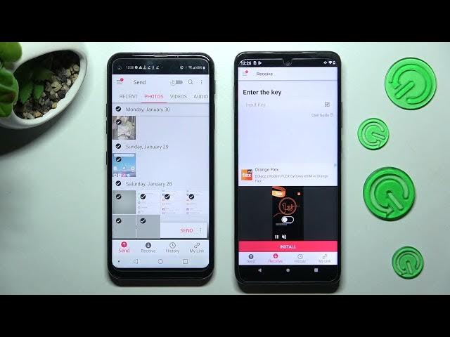 Video thumbnail for How to Transfer Files from LG Q70 to an Android Device by using Send Anywhere Application