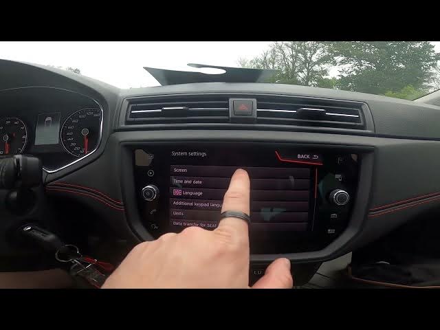 Video thumbnail for How to Turn Screen Display Off in Seat Ibiza V ( 2017 - now ) - Blank Screen Display