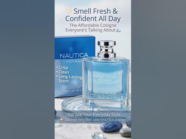 Video thumbnail for Nautica Voyage for Men 3.3 oz EDT | Fresh Aquatic Cologne for Everyday Wear & Summer Style