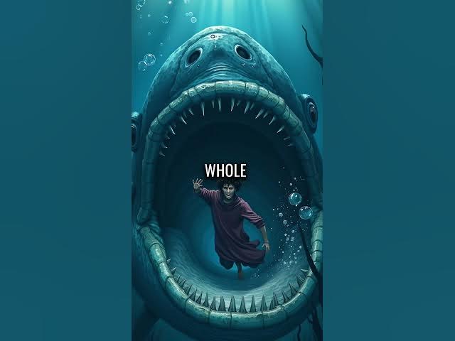 Video thumbnail for Man Swallowed by Sea Monster for 3 Days and Survived -The Story of Jonah #bible #story #viral #faith