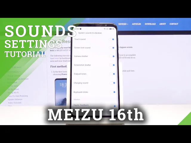 Video thumbnail for How to Activate Charging Sounds in MEIZU 16th – Personalize Sound Settings