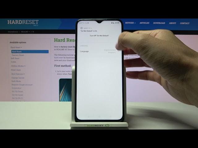 Video thumbnail for How to Pick Language of Realme 5i - Change Realme’s Language