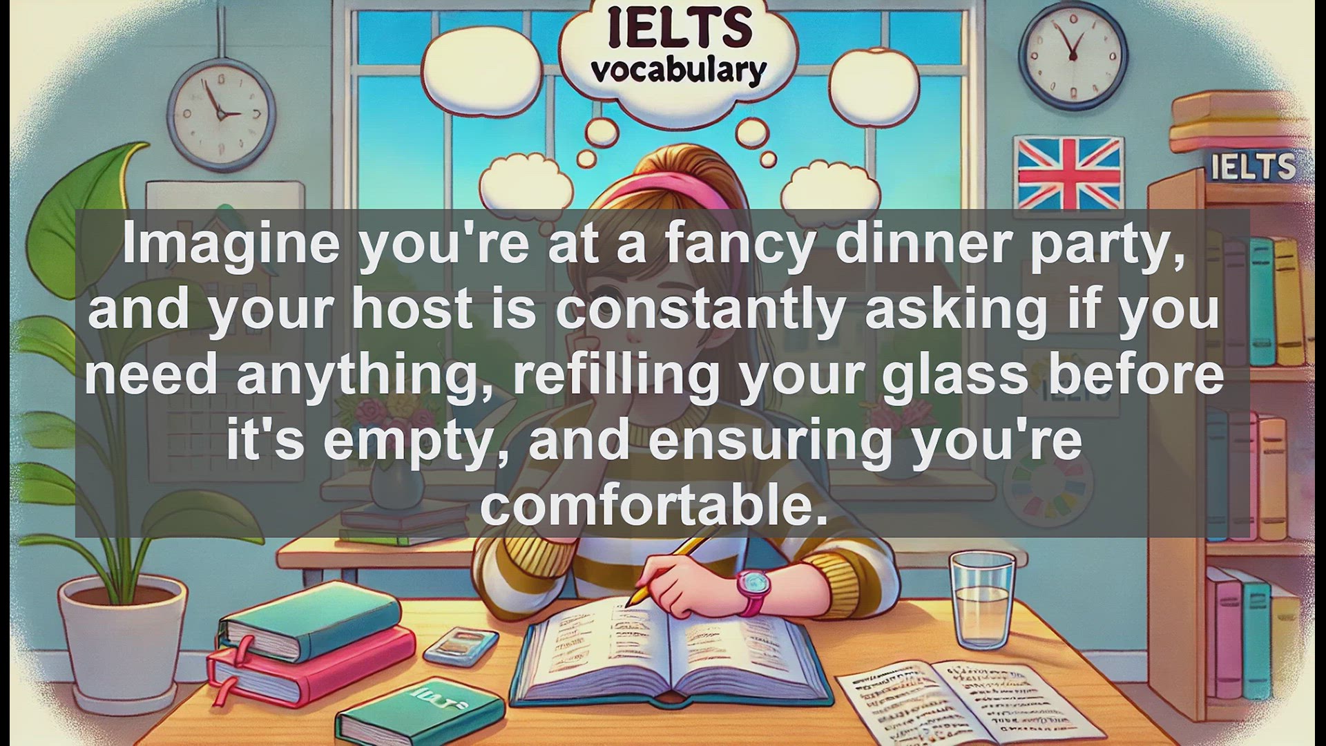 'Video thumbnail for 2000 Must Know IELTS 9.0 Vocabulary - Solicitous: Mastering a Sophisticated English Word for IELTS Success'