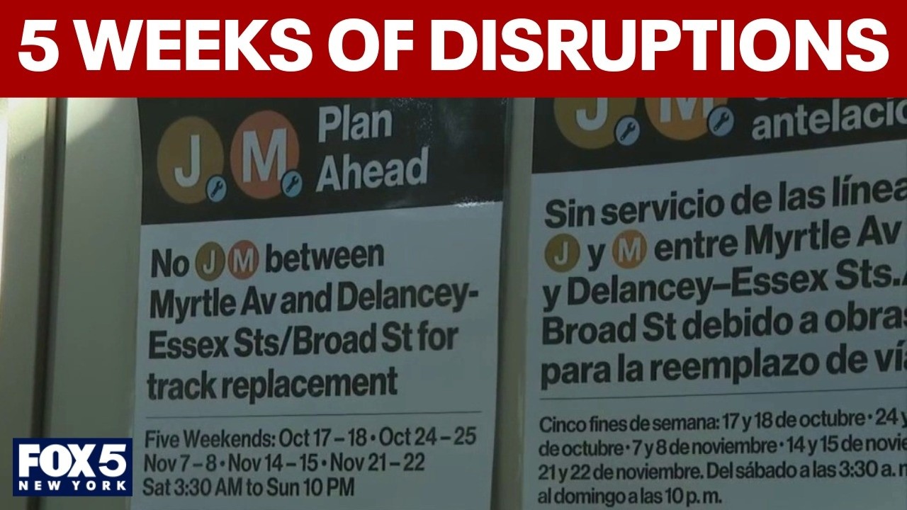 Video thumbnail for 5 weeks of J, M train disruptions on the way