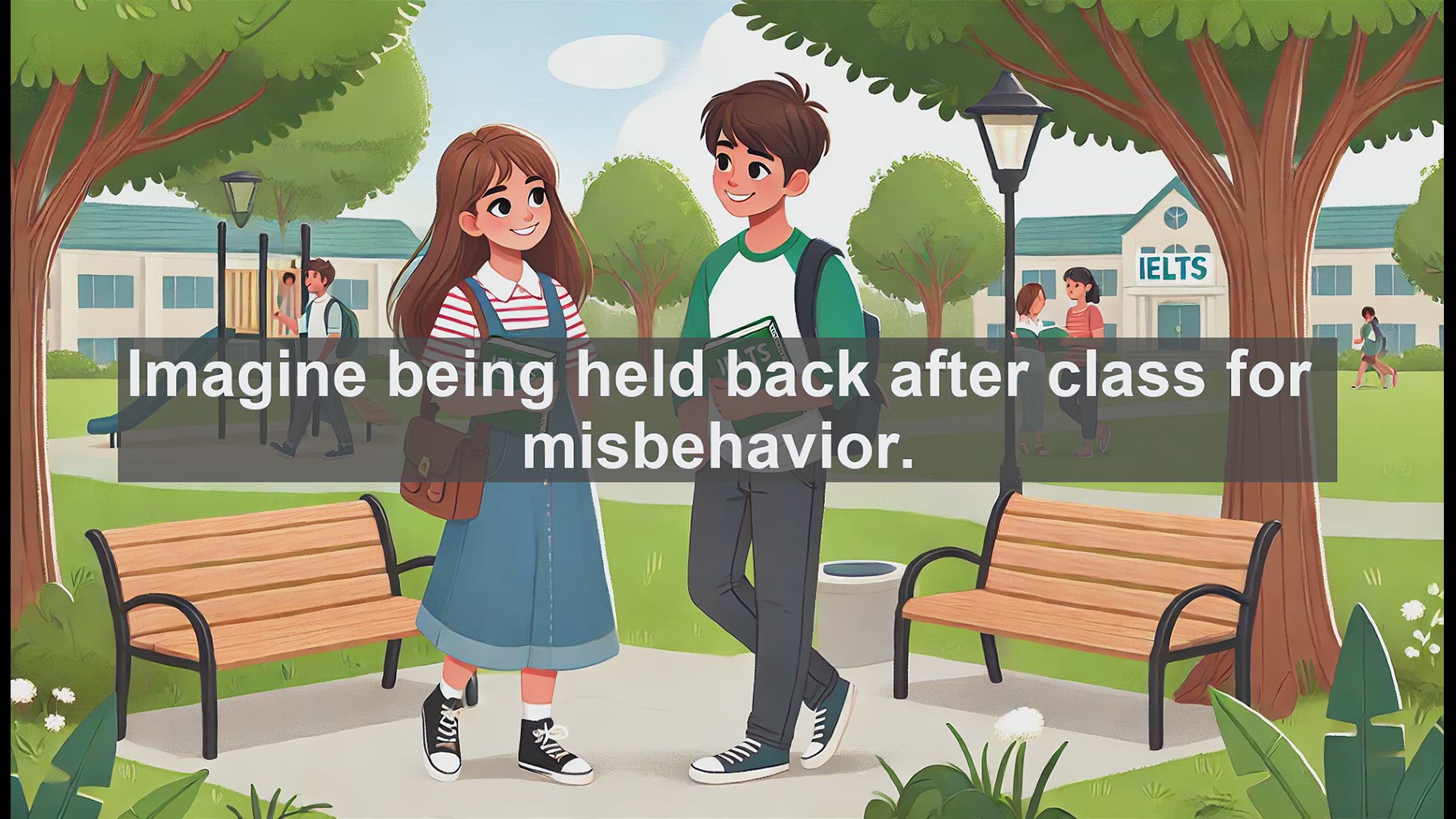 'Video thumbnail for 5000 Must Know IELTS 8.0 Vocabulary - Understanding 'Detention': From School Punishment to Legal Custody'