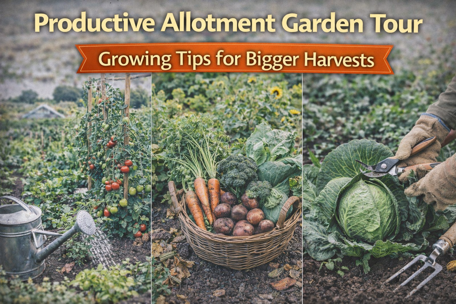 Video thumbnail for Productive Allotment Garden Tour | Growing Tips for Bigger Harvests