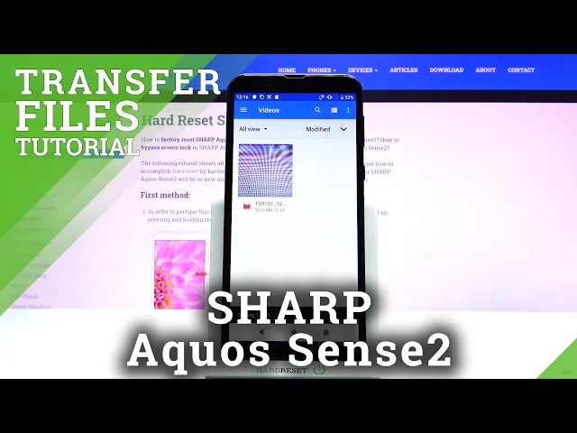 Video thumbnail for How to Transfer Files to SD on SHARP Aquos Sense2 – Move Data
