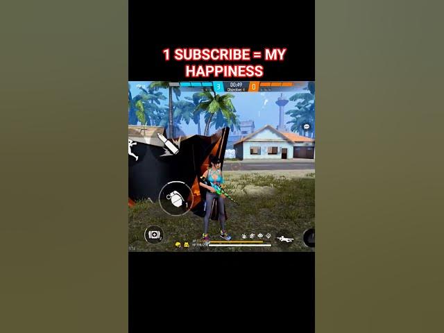 Video thumbnail for 1 view = Happiness #freefire