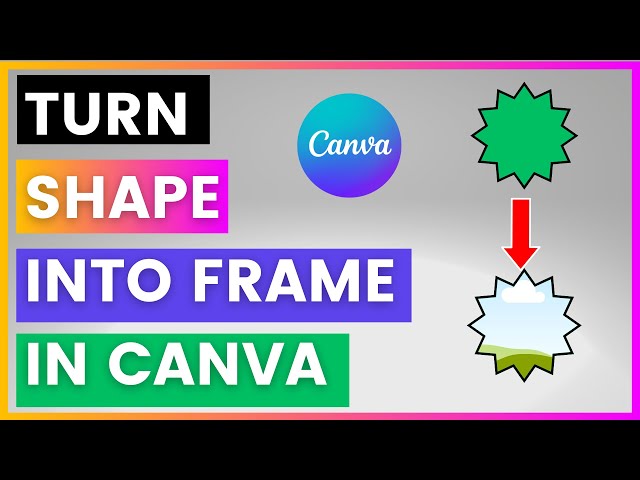 Video thumbnail for How To Turn A Shape Into A Frame In Canva [in 2025]