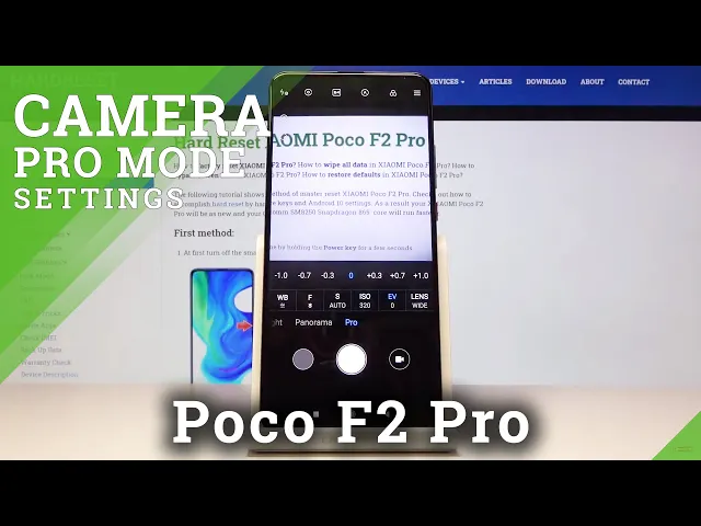 Video thumbnail for How to Use Camera Pro Mode in XIAOMI Poco F2 Pro – Camera Modes