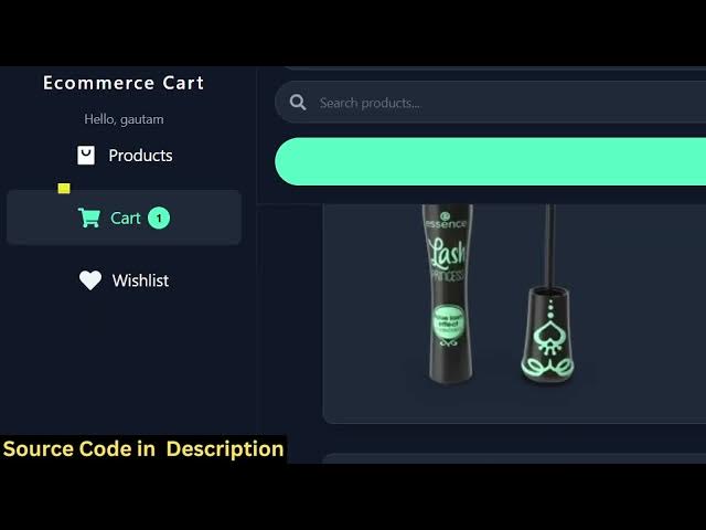 Video thumbnail for Build a React.js eCommerce Shopping Cart Website Clone in Browser Using Tanstack Query & TailwindCSS