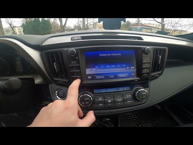 Video thumbnail for How to Mute and Unmute Radio in Toyota RAV 4 IV (2013 - 2018)