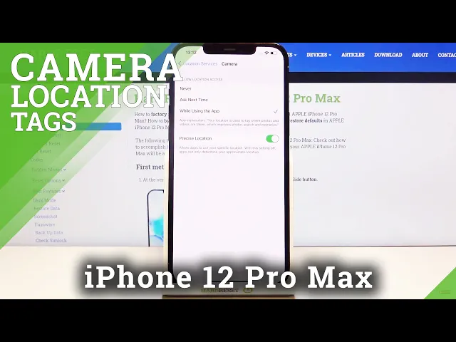 Video thumbnail for How to Turn On / Off Camera Location Tags in iPhone 12 Pro Max – Manage Camera Location Options