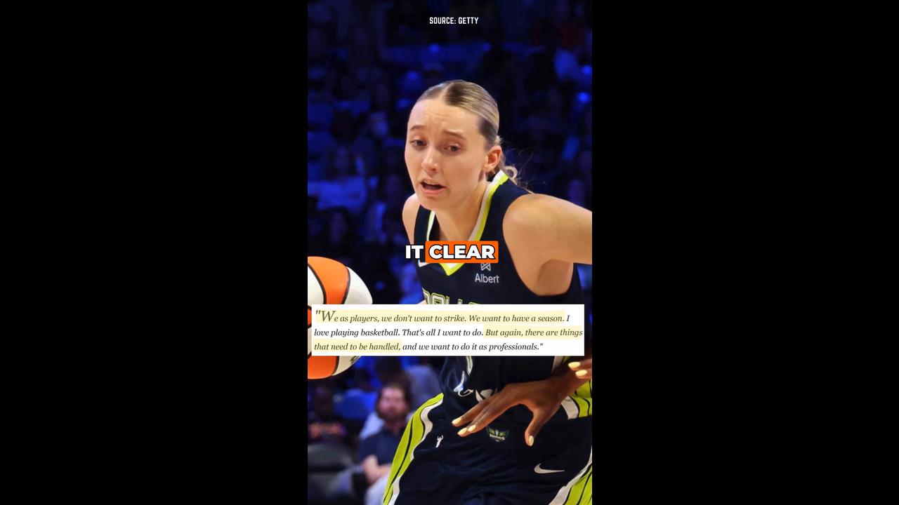 Video thumbnail for Paige Bueckers Frustrated With WNBA CBA Talks