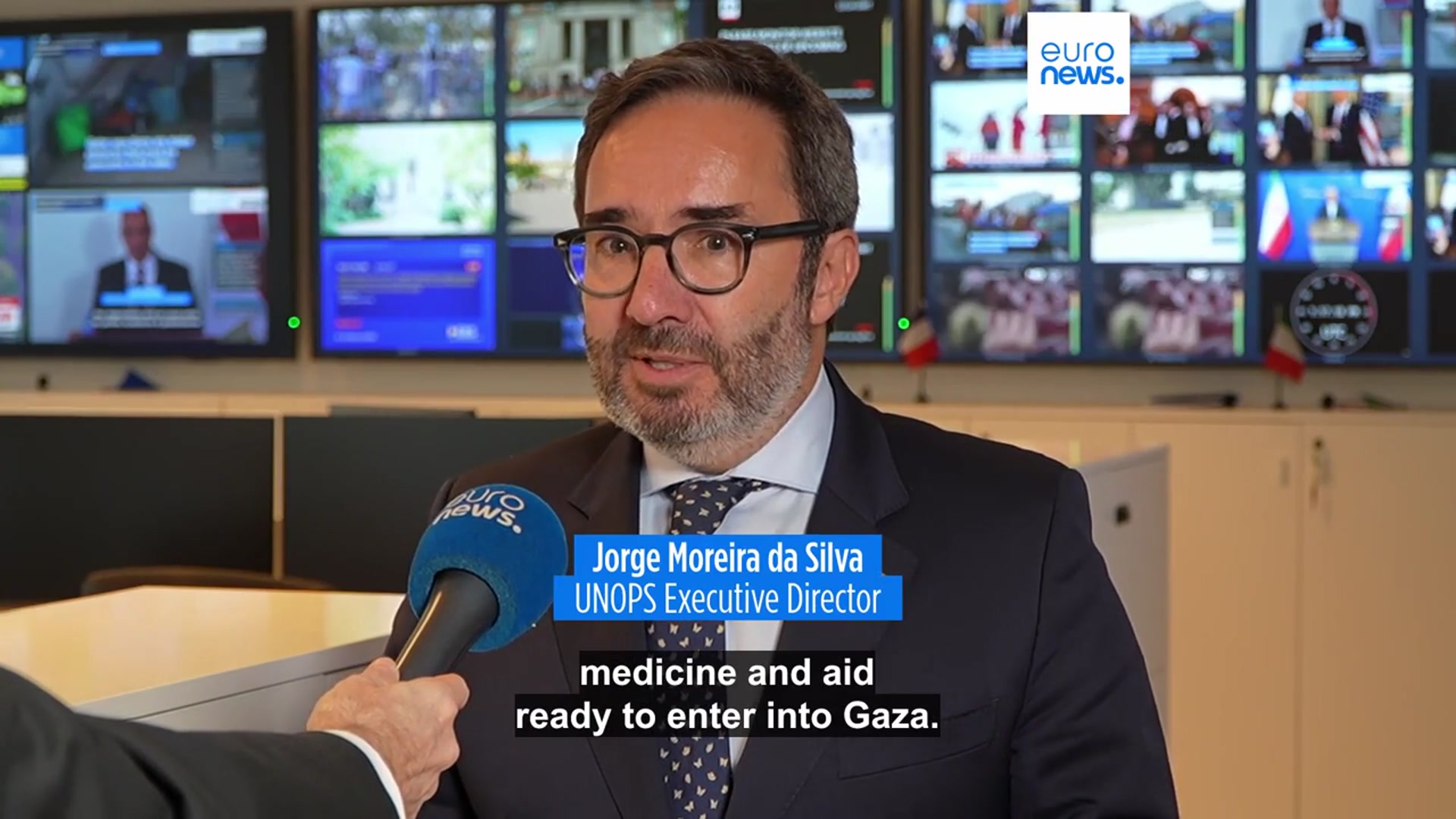 'Video thumbnail for 'The UN is ready to act' to get aid flowing into Gaza, UNOPS executive director says'