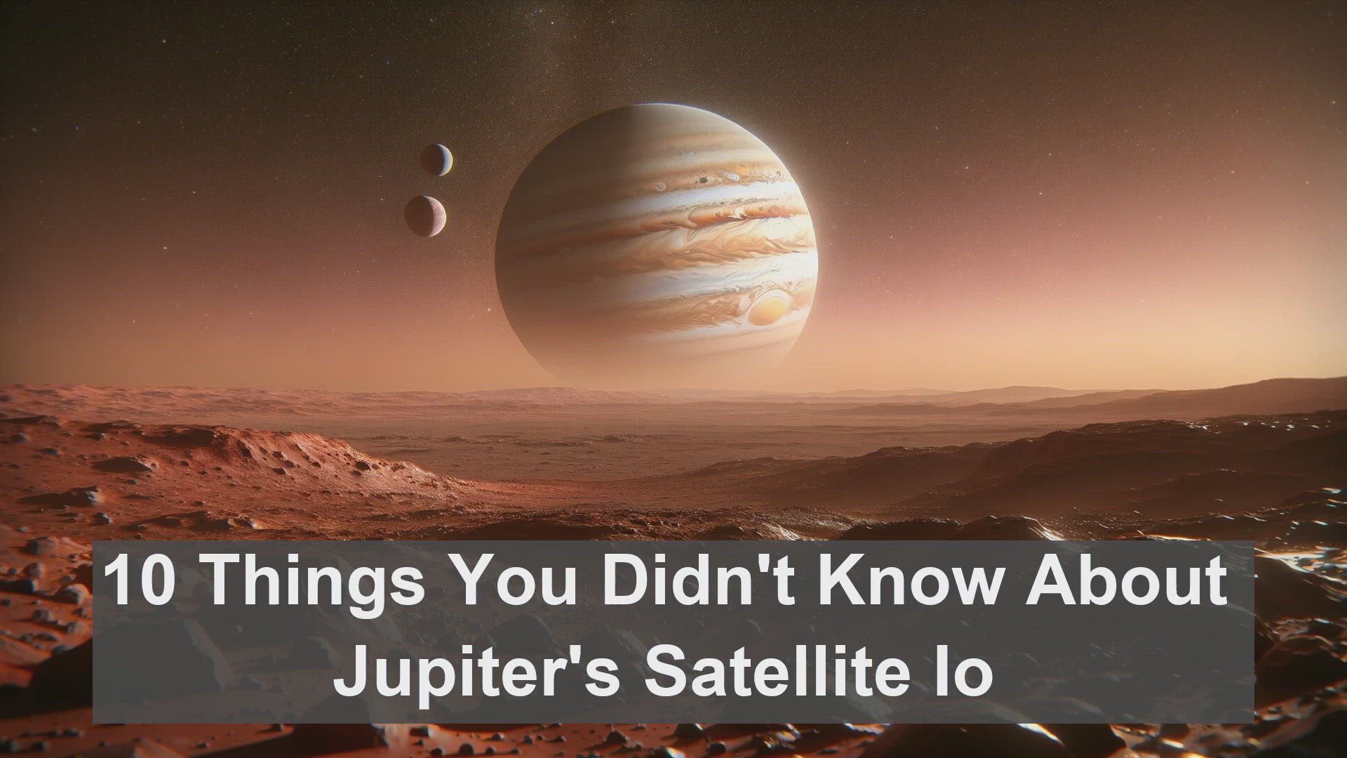 'Video thumbnail for 10 Things You Didn't Know About Jupiter's Satellite Io'