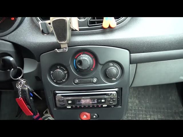 Video thumbnail for Enable or Disable Internal Airflow Circulation in Renault Clio III (2005 - 2012) - Circulation Mode