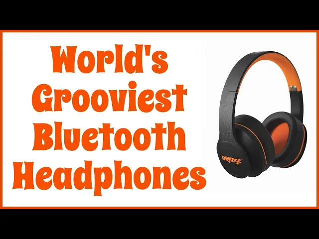 Video thumbnail for Orange Crest Edition Bluetooth Headphones -- REVIEW