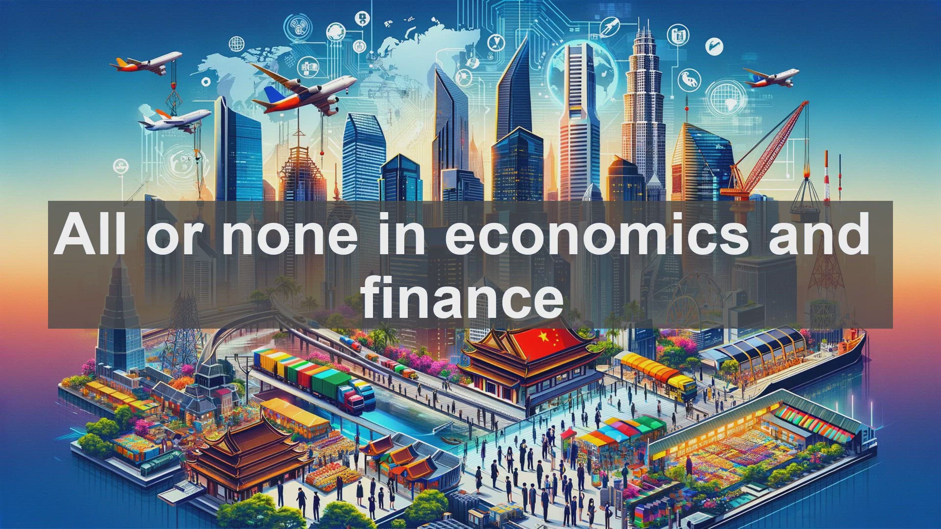 'Video thumbnail for All or none in economics and finance'