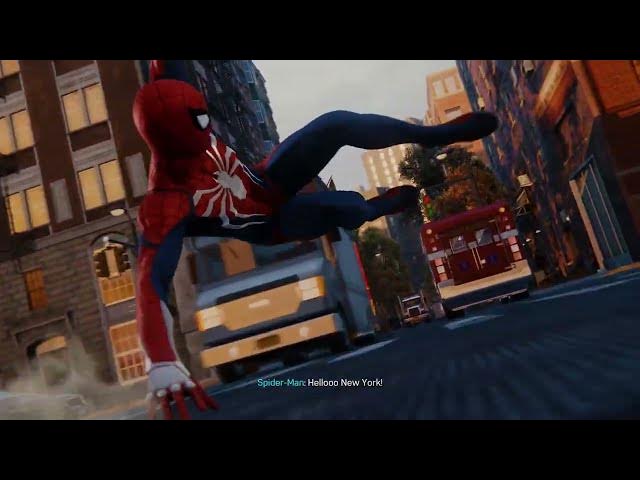 Video thumbnail for Marvel's Spider-Man - Something Old, Something New: Craft Suits, Mods | Advanced Suit Cutscene