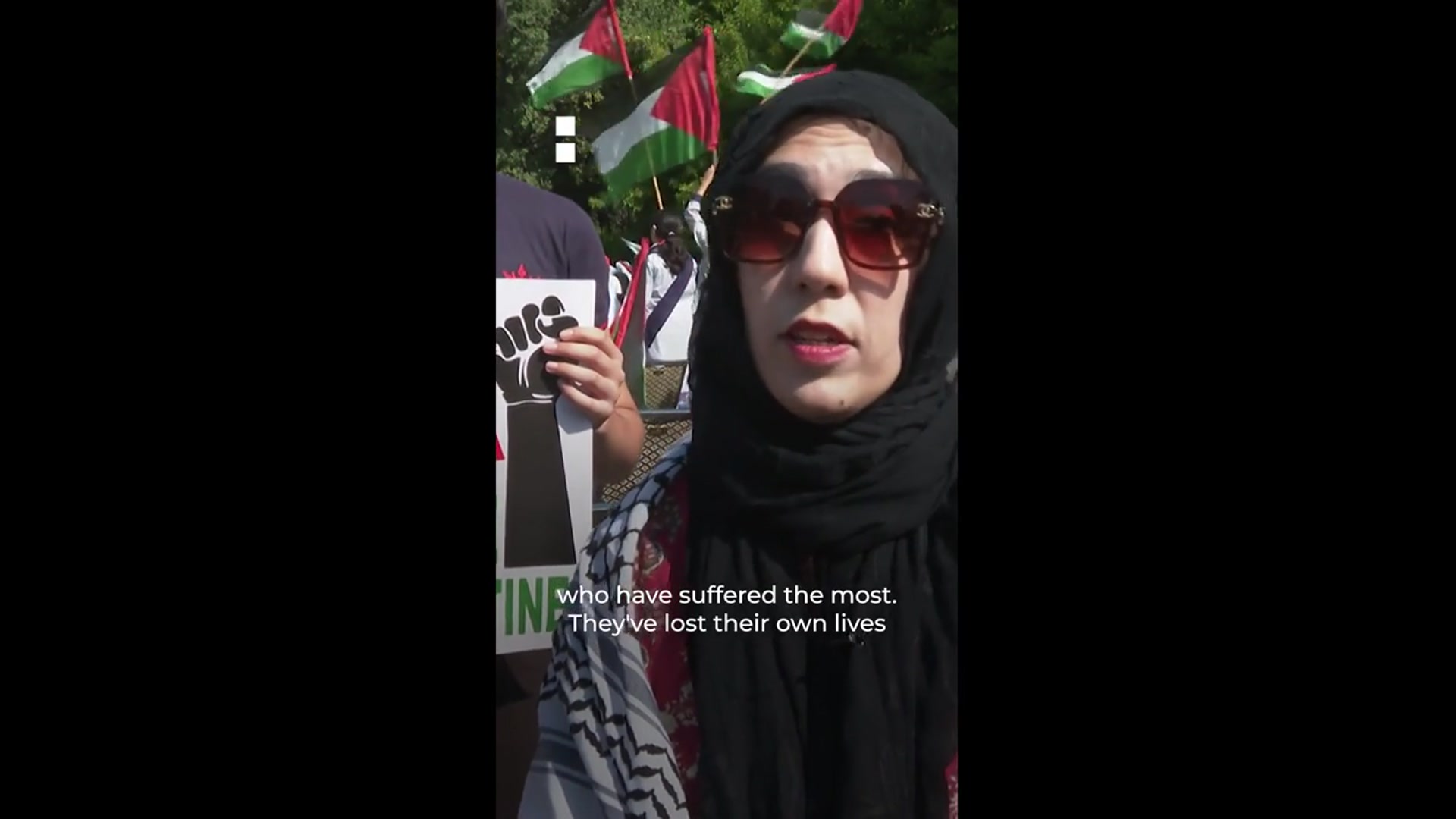 'Video thumbnail for Thousands rally for Gaza in Islamabad after ceasefire agreement'