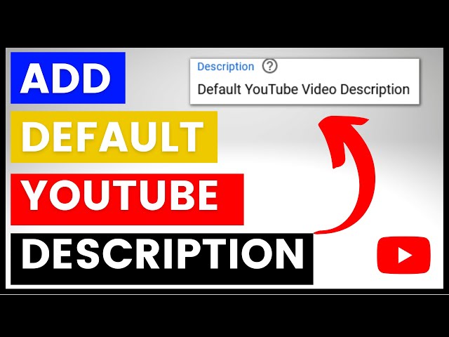 Video thumbnail for How To Add Default YouTube Video Description To YouTube Videos? [in 2025]