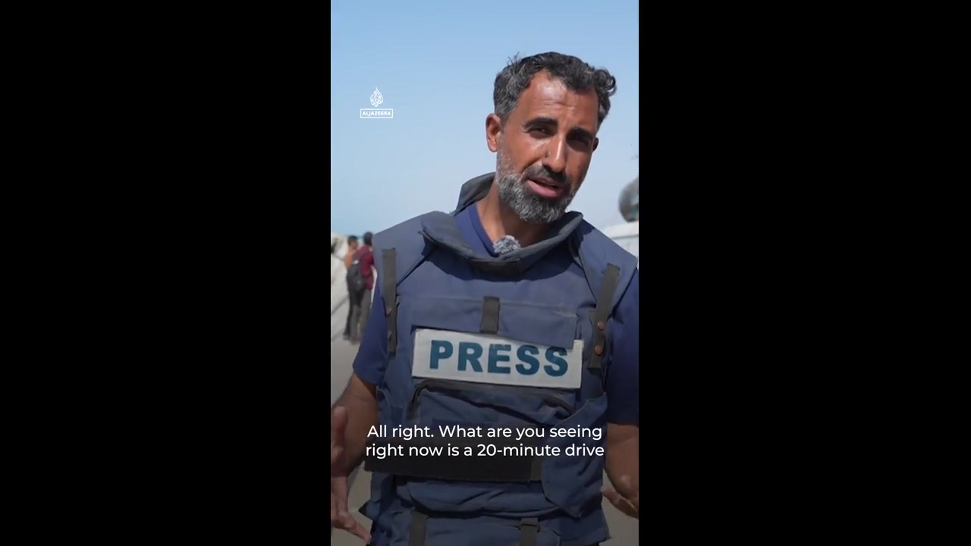 'Video thumbnail for Al Jazeera follows forced displacement journeys from Gaza City'