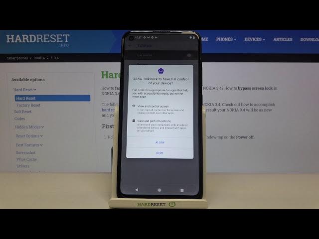 Video thumbnail for How to Enable TalkBack in NOKIA 3.4 – Activate TalkBack