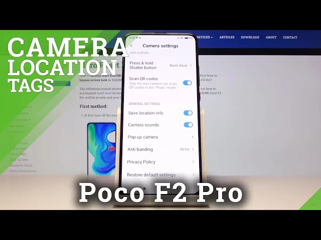 Video thumbnail for How to Turn Off Location Tags in XIAOMI Poco F2 Pro – Disable Location Feature