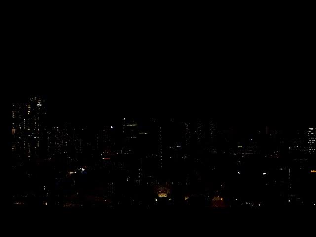Video thumbnail for HD 4k Light strikes Night view