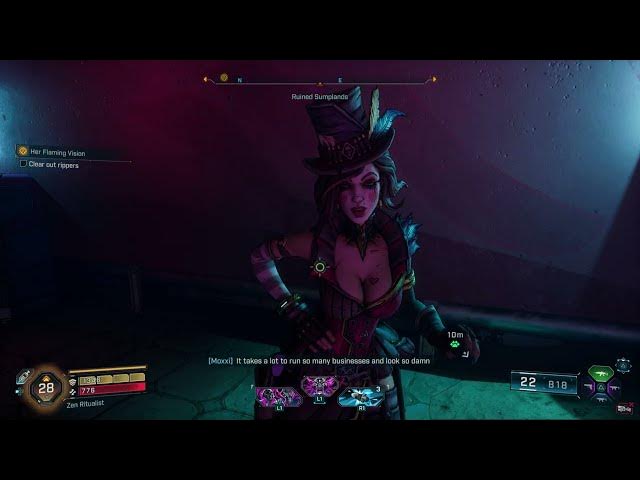 Video thumbnail for Borderlands 4 - Tip Mad Moxxi "A Big Ol' Tip" To Unlock Legendary Vaccinated Thirsty Cold Shoulder