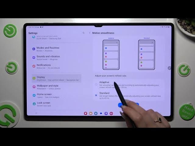 Video thumbnail for How to Change Display Refresh Rate on Samsung Galaxy Tab S9 Ultra - Adjust Motion Smoothness